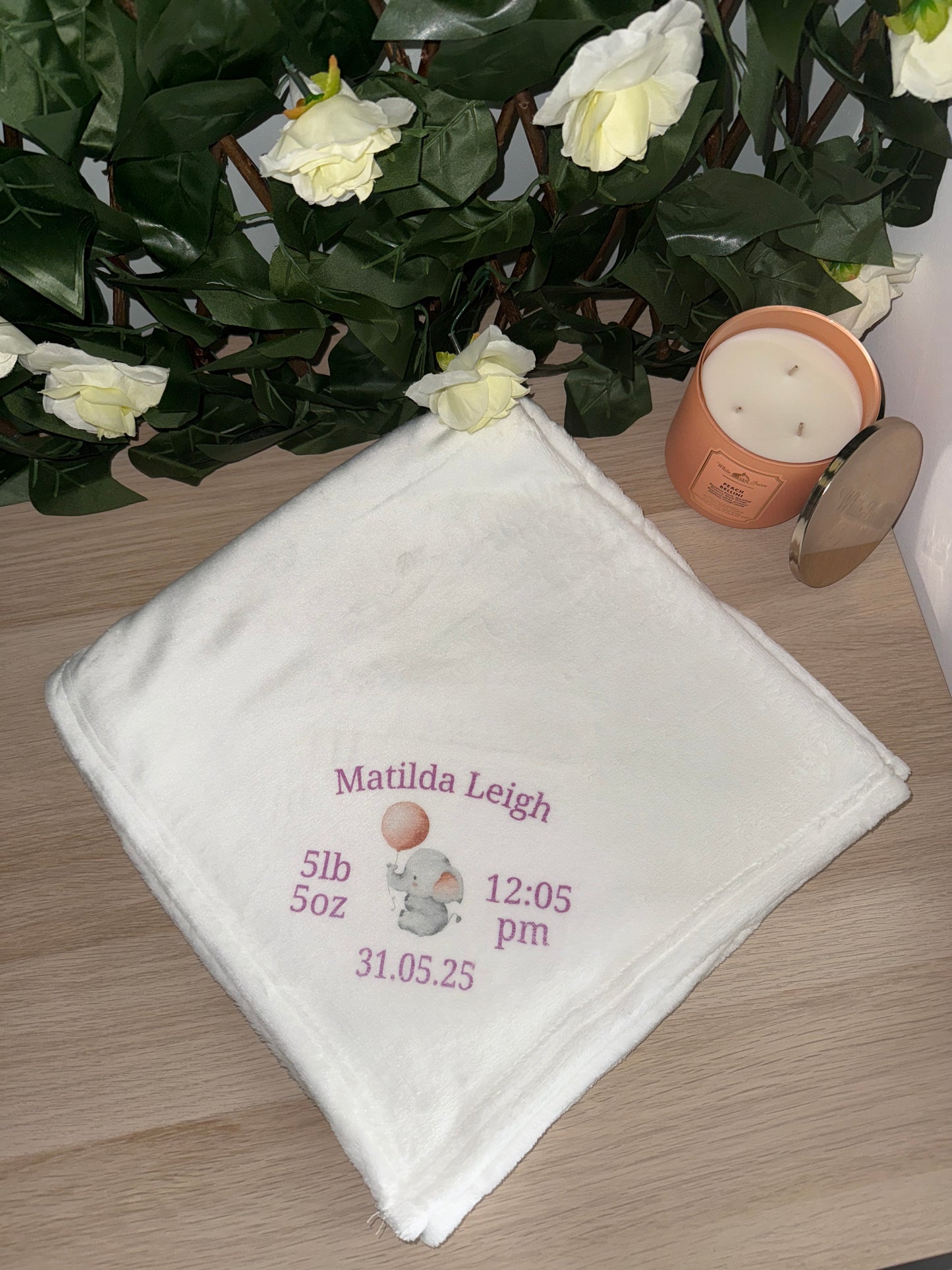 Personalised Baby Blanket